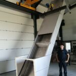 tamis-dégrilleur DM-TI pour filtration d'effluents issus d'une blanchisserie industrielle