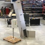 dégrilleur automatique incliné DM-TI installé sur plateforme de compostage AGRI COMPOST
